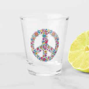 Verre A Shot Symbole de paix