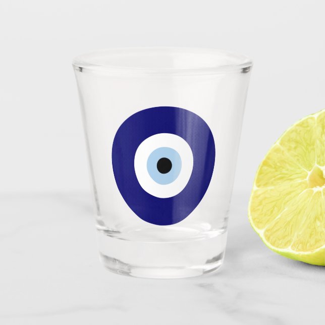 Verre A Shot Symbole de protection et de bonne chance (Devant)