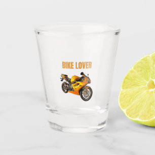 Verre A Shot T-Shirt Moto pour Amateur de Vélo   Vêtement pour 