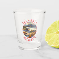 Tasmanie Australie Cercle retro désorganisé