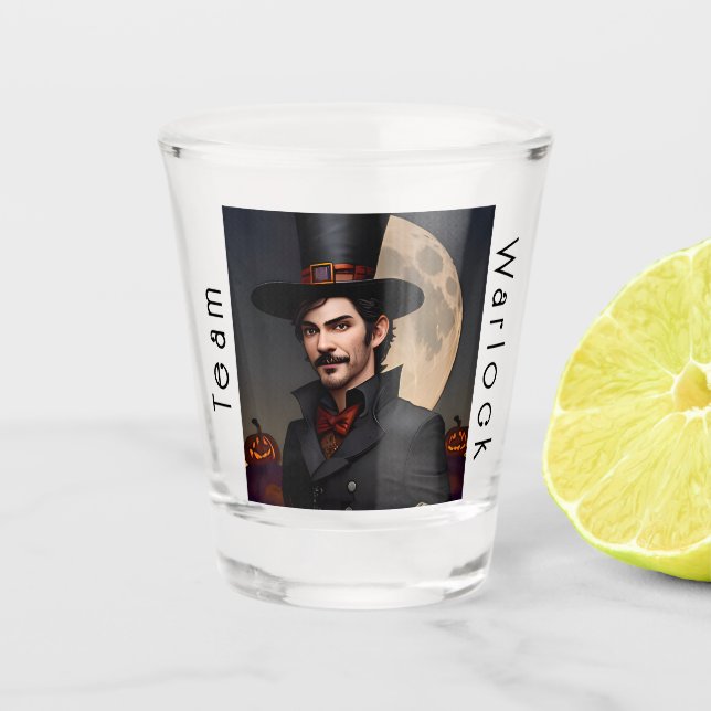 Verre A Shot Team Warlock Halloween Spirit Party Games (Devant)