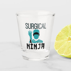 Verre A Shot Technologue en chirurgie Ninja Scrub