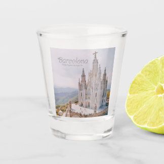 Verre A Shot Temple d'Espagne de Barcelone Expiatori del Sagrat