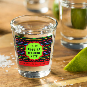 Verre A Shot Tequila O'Clock Événement personnalisé