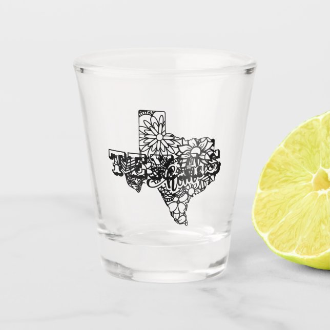 VERRE A SHOT TEXAS (Devant)