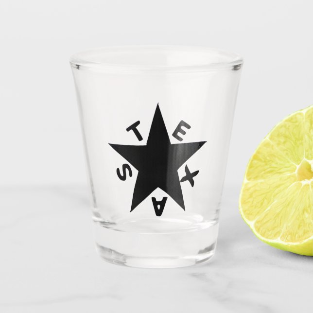 Verre A Shot Texas Star Shot Glass (Devant)