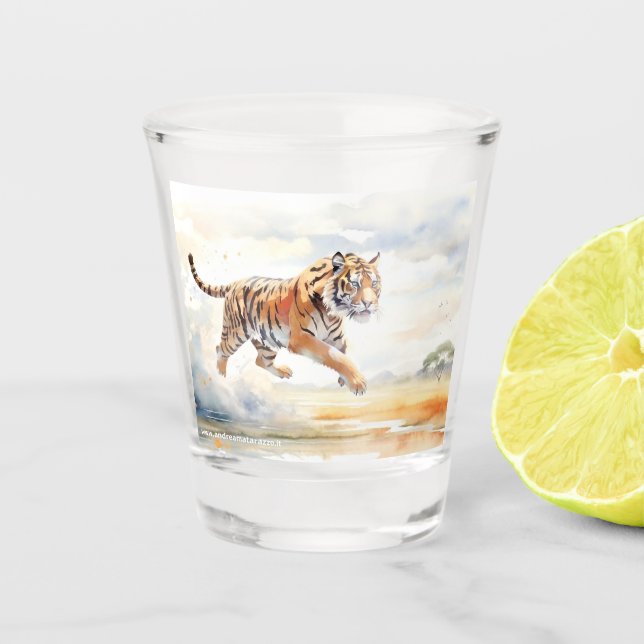 Verre A Shot Tigre en action (Devant)