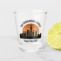 Tokyo Japon Sunset Custom Vacances Souvenir