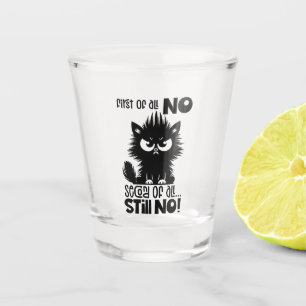 Verre A Shot Tout d'abord, aucun cadeau pour amateur de chat dr
