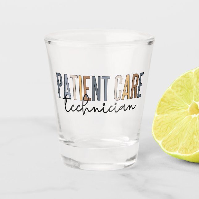 Verre A Shot Traitement des patients Technicien Dons PCT (Devant)