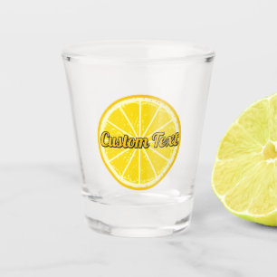 Verre A Shot tranche orange