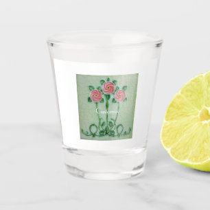 Verre A Shot Trois roses roses Thunder_Cove