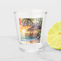 Tropical Beach Tiki Bar Party