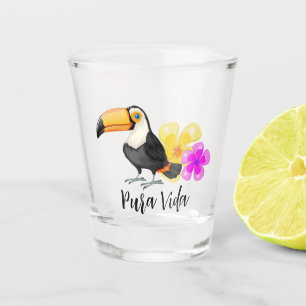 Verre A Shot Tropical Toucan Pura Vida