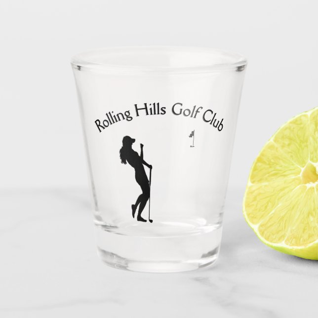 Verre A Shot Trou de golf pour dames en un (Devant)