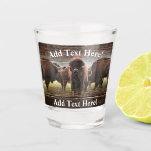 Verre A Shot Troupeau de buffles