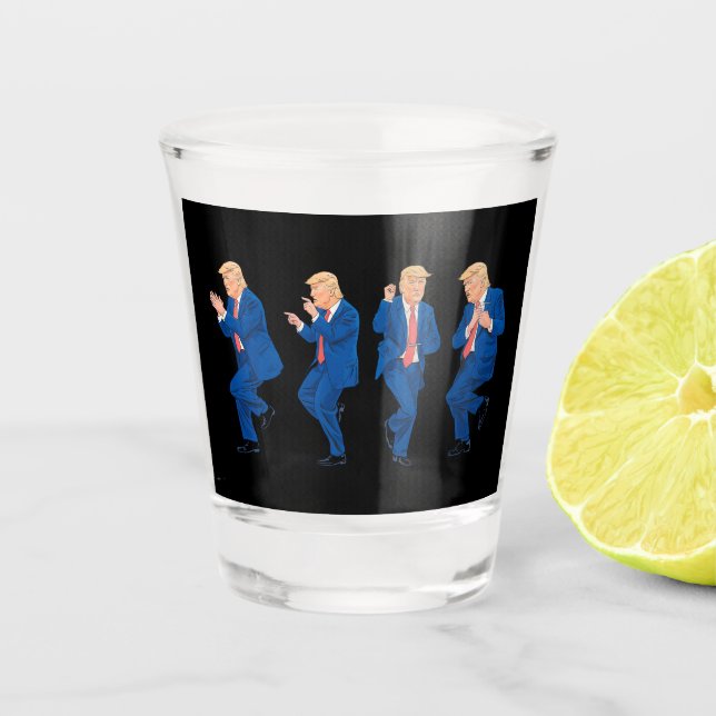 Verre A Shot Trump 45 47 Danser Danser Danser Président des Éta (Devant)