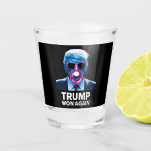 Verre A Shot Trump a encore gagné Élection 2024 Vote Président