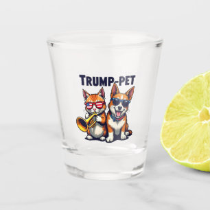 Verre A Shot Trump familier Trump Rendre nos animaux en sécurit