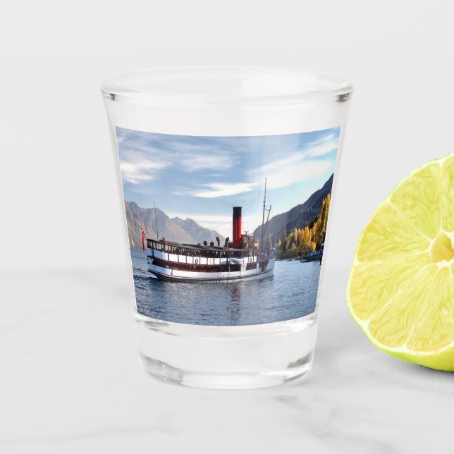 Verre A Shot TSS Earnslaw vapeur 1912 (Devant)