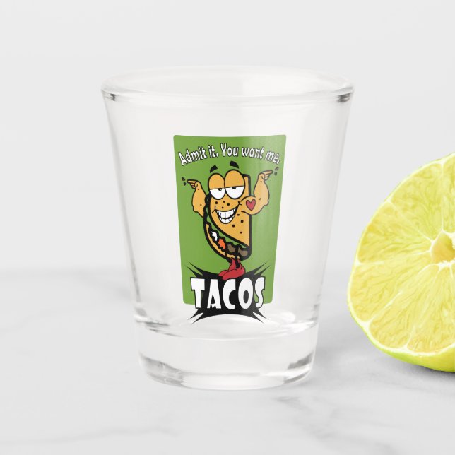 Verre A Shot Type de taco (Devant)