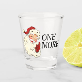 Verre A Shot UN DE PLUS Père Noël Jolly Vintage Rétro Noël