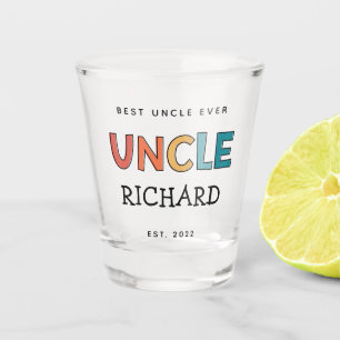Verre A Shot Uncle personnalisé Retro cadeau meilleur oncle jam