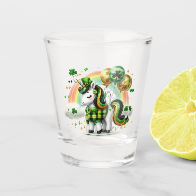 Verre A Shot Unicorne de vacances (Devant)