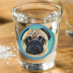 Verre A Shot Unique Fun Stocking Stuffer Amoureux des chiens ph