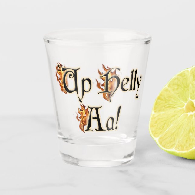 Verre A Shot Up Helly Aa ! (Devant)
