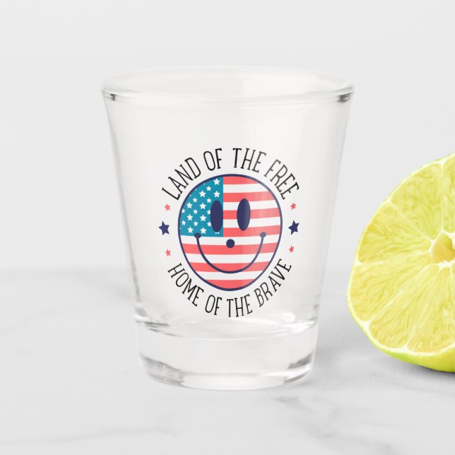 Verre A Shot USA Patriotique (Devant)