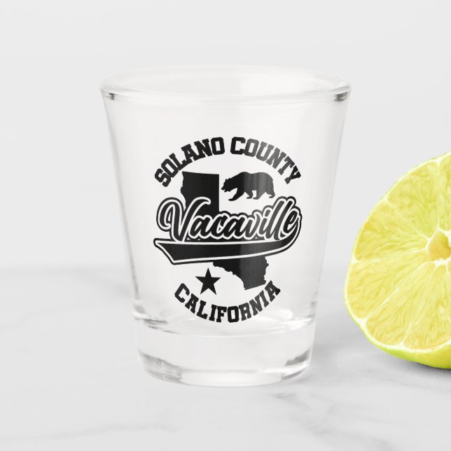 Verre A Shot Vacaville, Californie (Devant)