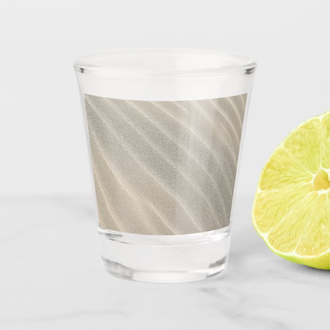 Verre A Shot Vagues de sable (Devant)
