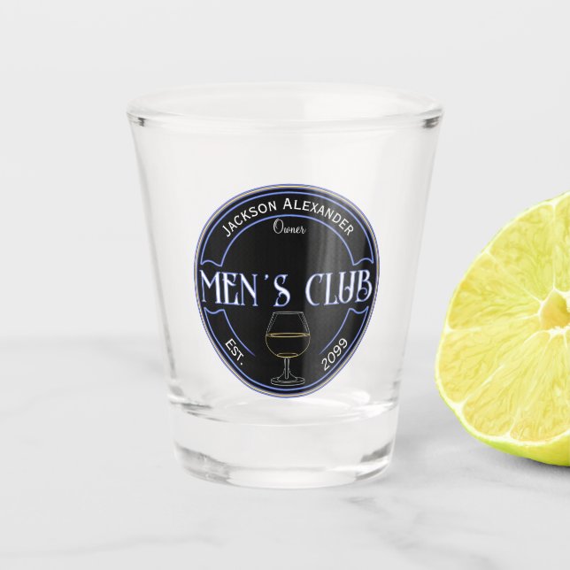 Verre A Shot Vaisselle Homme Cave Club Hommes (Devant)