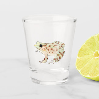 Verre A Shot Vaso de shot con rana leopardo