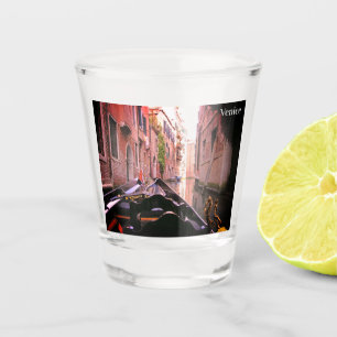 Verre A Shot Venise Gondola Ride Italienne Vacances Carte posta
