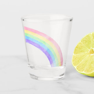 Verre A Shot Verre à shot Aquarelle Arc-en-ciel