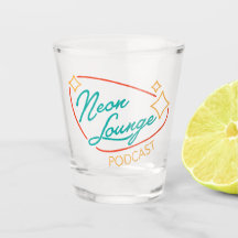 Verre à shot avec logo Neon Lounge