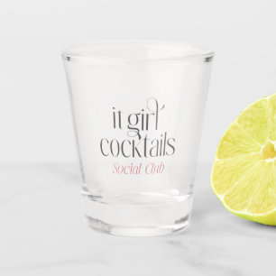 Verre A Shot Verre à Shot Club de Cocktails Social Girl