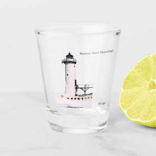 Verre A Shot Verre à shot de Manistee North Pierhead Light