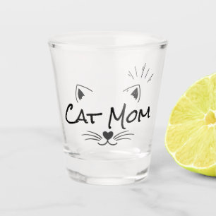 Verre A Shot Verre à Shot Maman Chat - Cadeau Drôle pour les Am