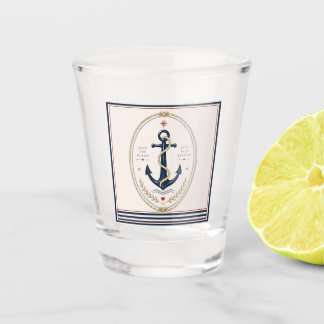 Verre A Shot Verre à shot nautique Sailorcore Classique