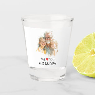Verre A Shot Verre à Shot Oncle/Mamie   Photo Personnalisée