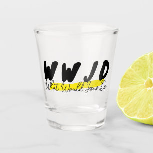 Verre A Shot Verre à Shot WWJD – “Que ferait Jésus”