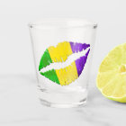 Vert jaune pourpre de lèvres de baiser de mardi