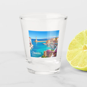 Verre A Shot Vieux port vénitien de La Canée Grèce