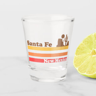 Verre A Shot Vintage Père Noël Fe Nouveau-Mexique