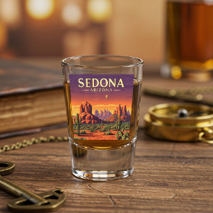Verre A Shot Vintage Sedona Arizona