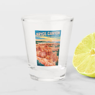 Verre A Shot Vintage voyage Bryce Canyon National Park Utah