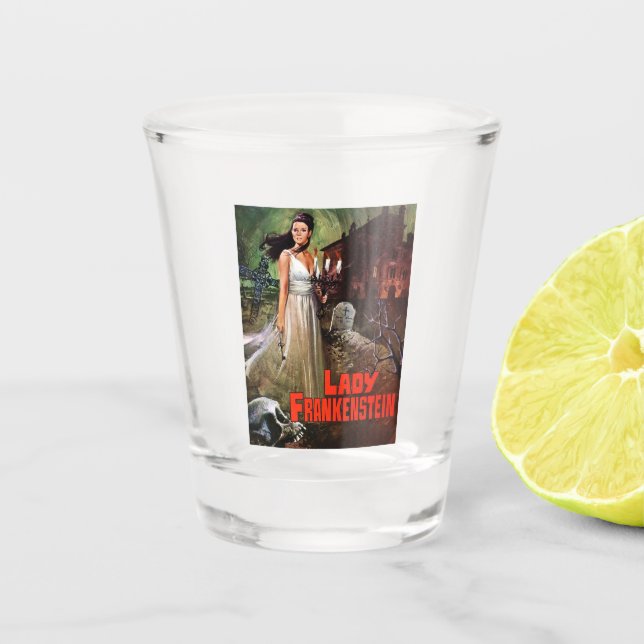 Verre A Shot Vitre Lady Frankenstein (Devant)